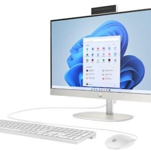 PC AIO HP 23.8" CR N100 UHD GRAPHICS 8GB 256GB SSD FHD W11H BRANCO