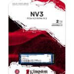 DISCO DURO INTERNO KINGSTON NV3 2TB SSD M.2 2280 DESKTOP/PORTÁTEIS 5000 MB/S NVME PCIE (4.0 X4)